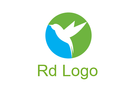 bird in circle logo