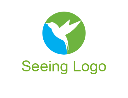 bird in circle logo