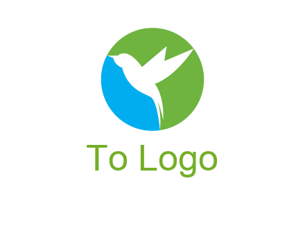 bird in circle logo