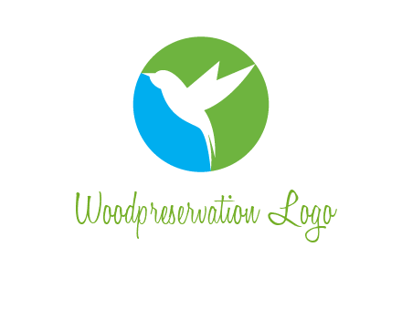 bird in circle logo