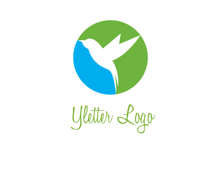 bird in circle logo
