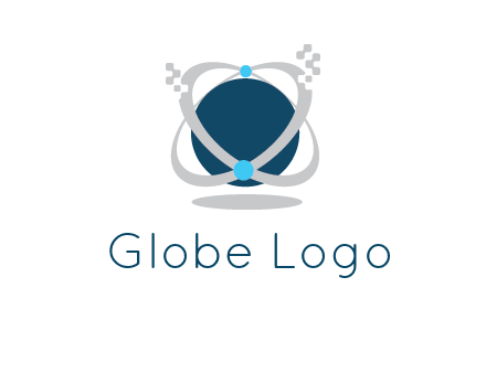technology logo showing rings around a circle