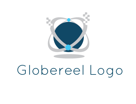 technology logo showing rings around a circle