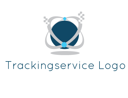 technology logo showing rings around a circle
