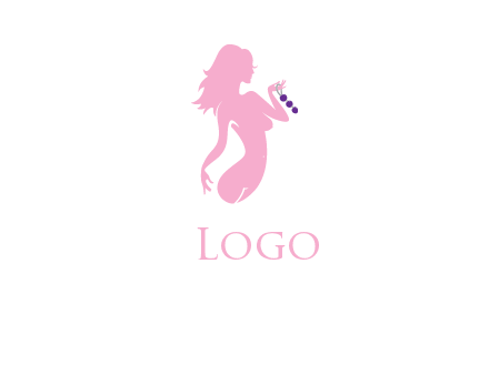 woman with beads logo
