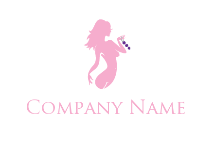woman with beads logo