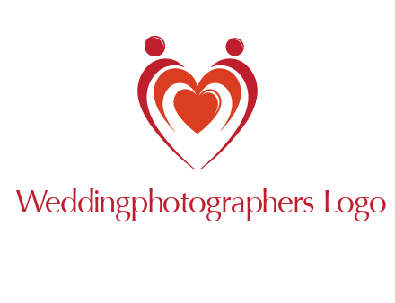 love and dating logo with hearts
