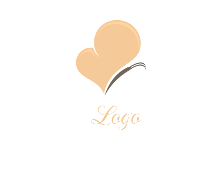 Free Logo Design Maker - Wings and Heart Logo Template
