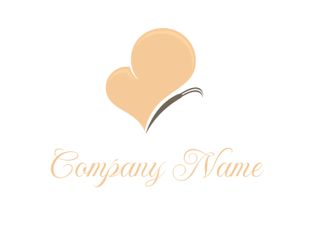 Free Logo Design Maker - Wings and Heart Logo Template