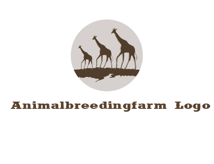 giraffes in circle logo
