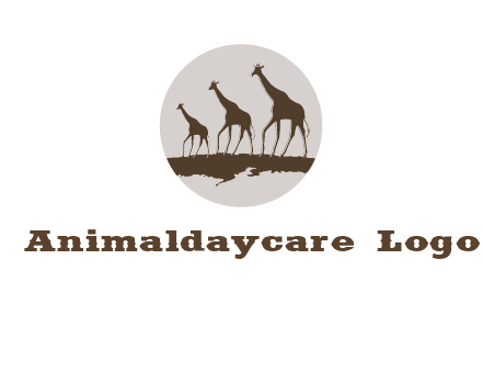 giraffes in circle logo