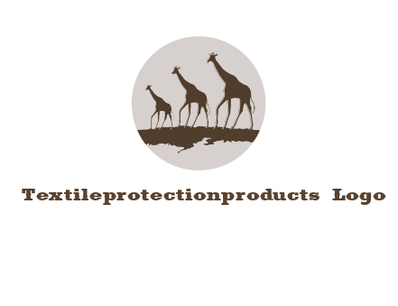 giraffes in circle logo