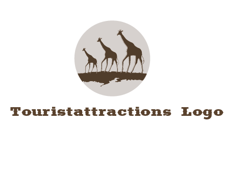 giraffes in circle logo