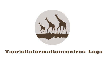 giraffes in circle logo