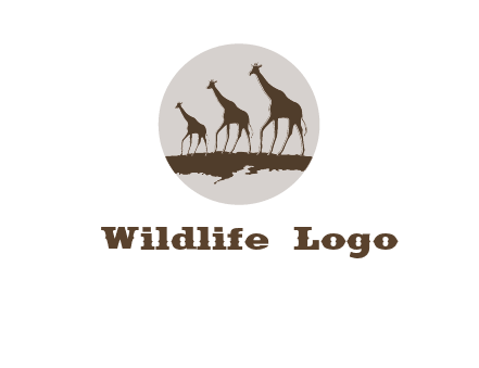 giraffes in circle logo