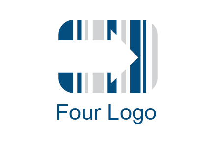 right pointing arrow logo