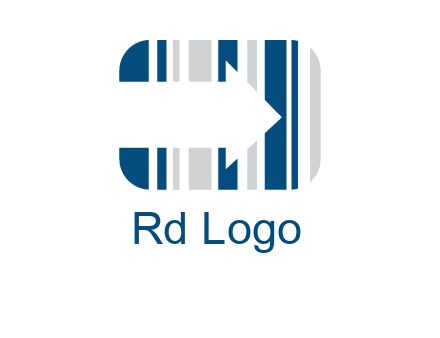 right pointing arrow logo