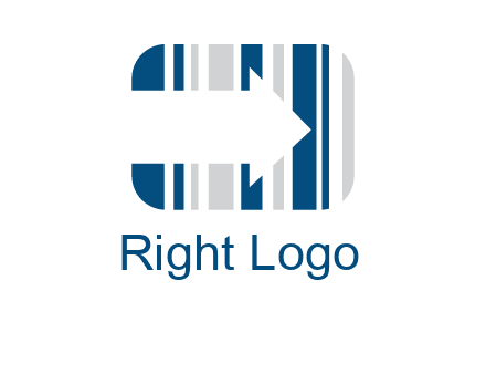 right pointing arrow logo