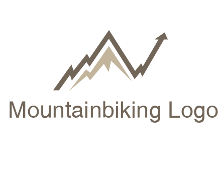 graph showcasing growth logo