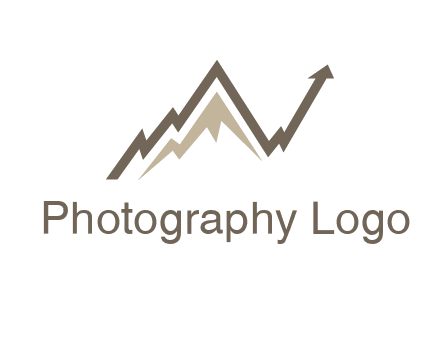 graph showcasing growth logo