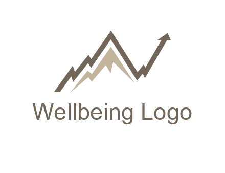 graph showcasing growth logo