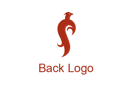 bird logo with phoenix symbol