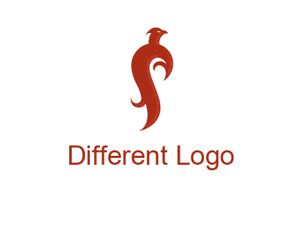 bird logo with phoenix symbol