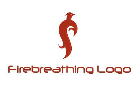 bird logo with phoenix symbol