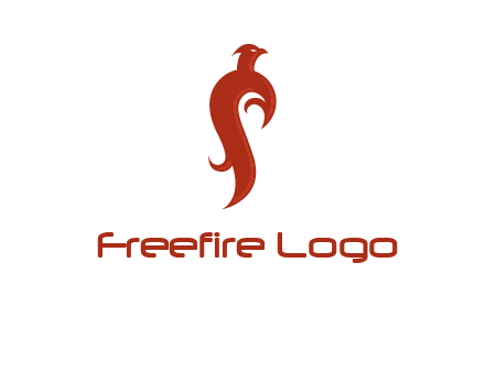 bird logo with phoenix symbol