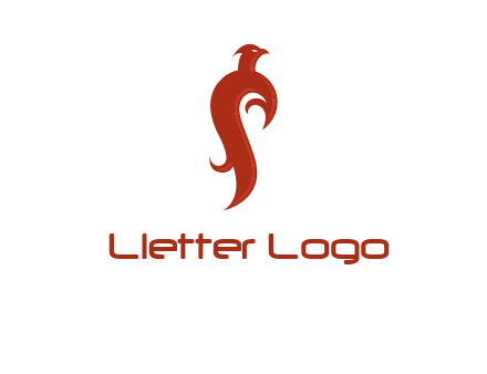 bird logo with phoenix symbol