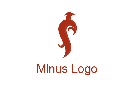 bird logo with phoenix symbol