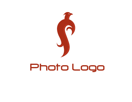 bird logo with phoenix symbol