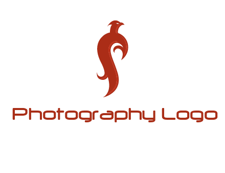 bird logo with phoenix symbol