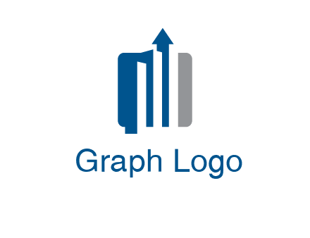 abstract bar graph logo