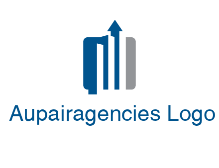 abstract bar graph logo