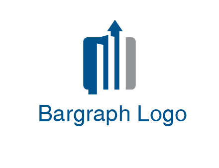 abstract bar graph logo