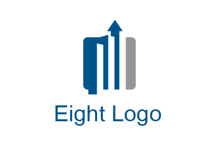 abstract bar graph logo