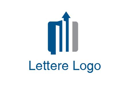 abstract bar graph logo