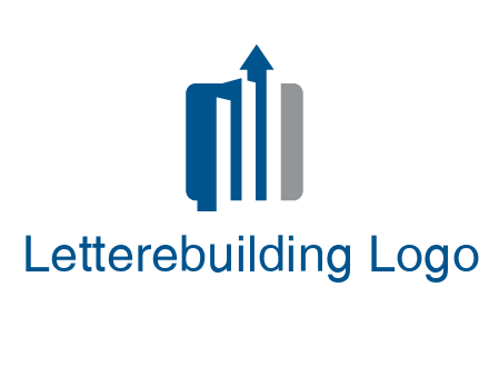 abstract bar graph logo