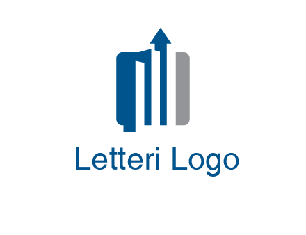 abstract bar graph logo