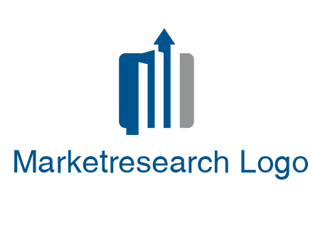 abstract bar graph logo