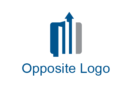 abstract bar graph logo