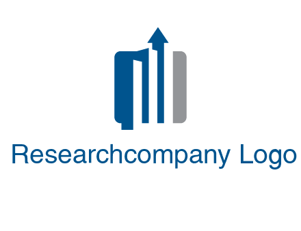 abstract bar graph logo