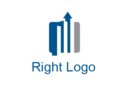 abstract bar graph logo