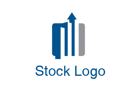 abstract bar graph logo