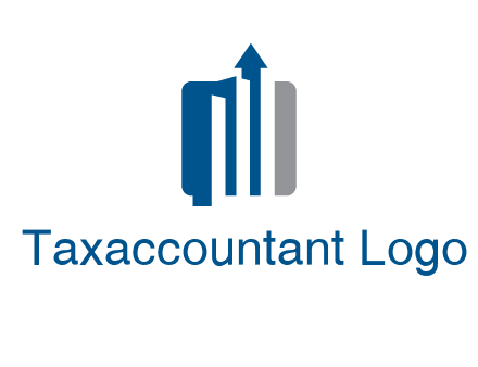 abstract bar graph logo