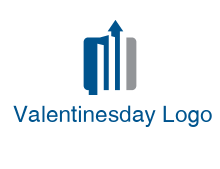 abstract bar graph logo