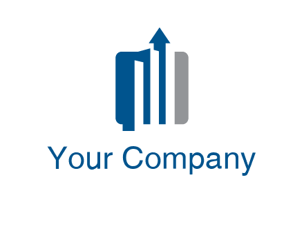 abstract bar graph logo