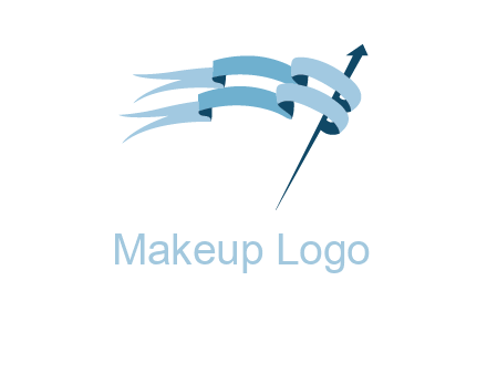 flag with arrow logo