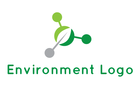 leaf in molecules logo